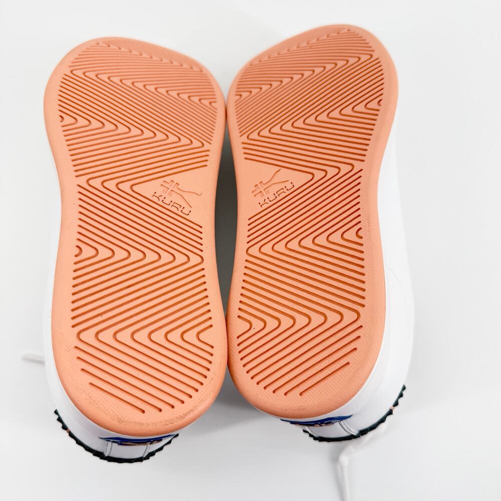 KURU ROAM Women's 8.5 White Leather Sneakers NIB Plantar Fasciitis Arch Support - Picture 8 of 11